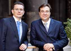 von links nach rechts: Miguel-Ángel Abián Pérez, José Vicente Oliver Villanueva