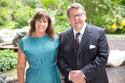 von links nach rechts: Eva Britt Isager und Hans Andr�n