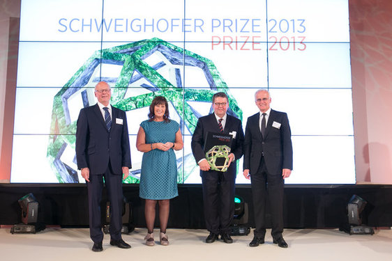 von links nach rechts: Bo Borgstr�m (Jury), Eva Britt Isager, Hans Andr�n und...