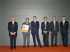 left to right: Gerald Schweighofer, DI  Christian Lackner, Dr. Reinhard L�ssig,...