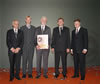 left to right: Gerald Schweighofer, Dr. Johan Oja, Prof. Anders Gr�nlund, Dr....